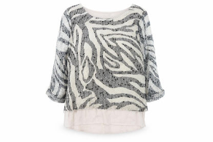 Bonmarché Women's Multicoloured Animal Print Top