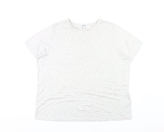 Simply Be Women's Grey Basic T-Shirt Size 18