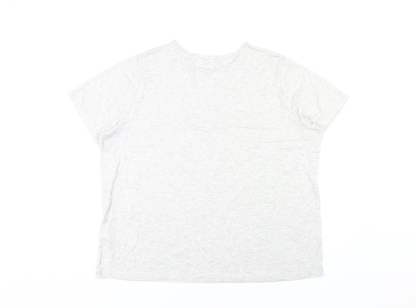 Simply Be Women's Grey Basic T-Shirt Size 18