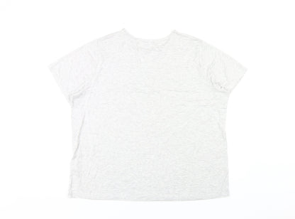 Simply Be Women's Grey Basic T-Shirt Size 18