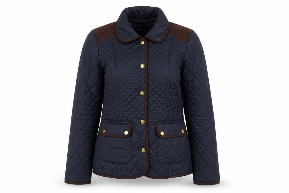 Dorothy Perkins Women's Blue Quilted Jacket, Size 10