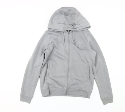LA Gear Women's Grey Full Zip Hoodie Size 10