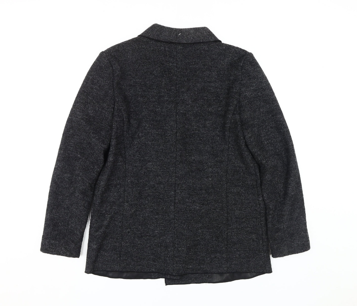 Esprit Women's Black Wool Blazer, Size 12, Classic Style
