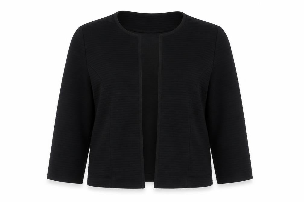 Precis Women's Black Jacket Size 12 - Elegant Wardrobe
