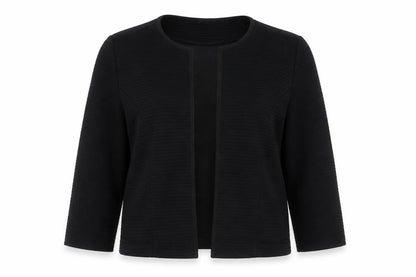 Precis Women's Black Jacket Size 12 - Elegant Wardrobe
