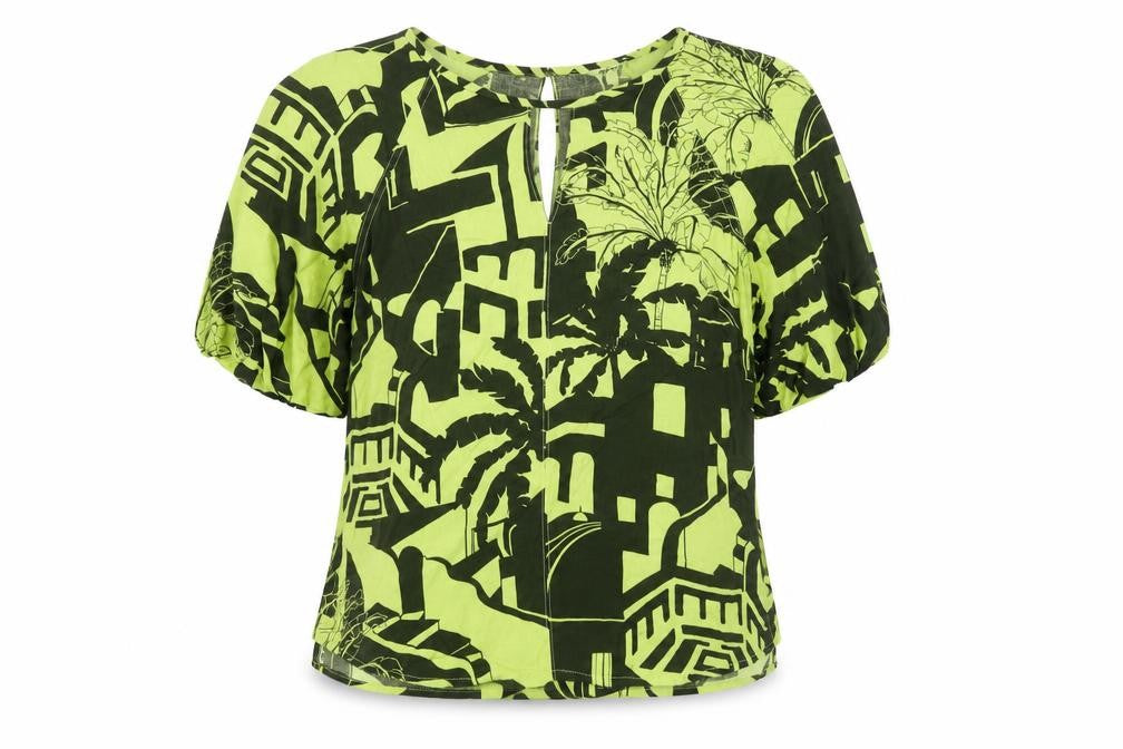 Next Women's Green Top Size 14 Lenzing Viscose