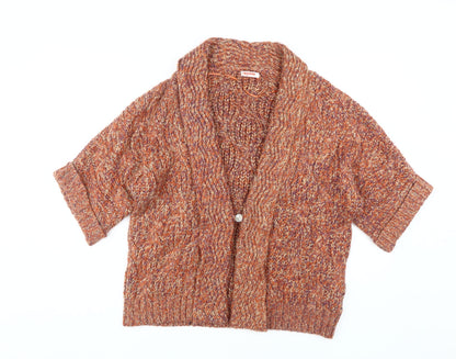 Damart Women's Multicoloured Cable-Knit Cardigan M