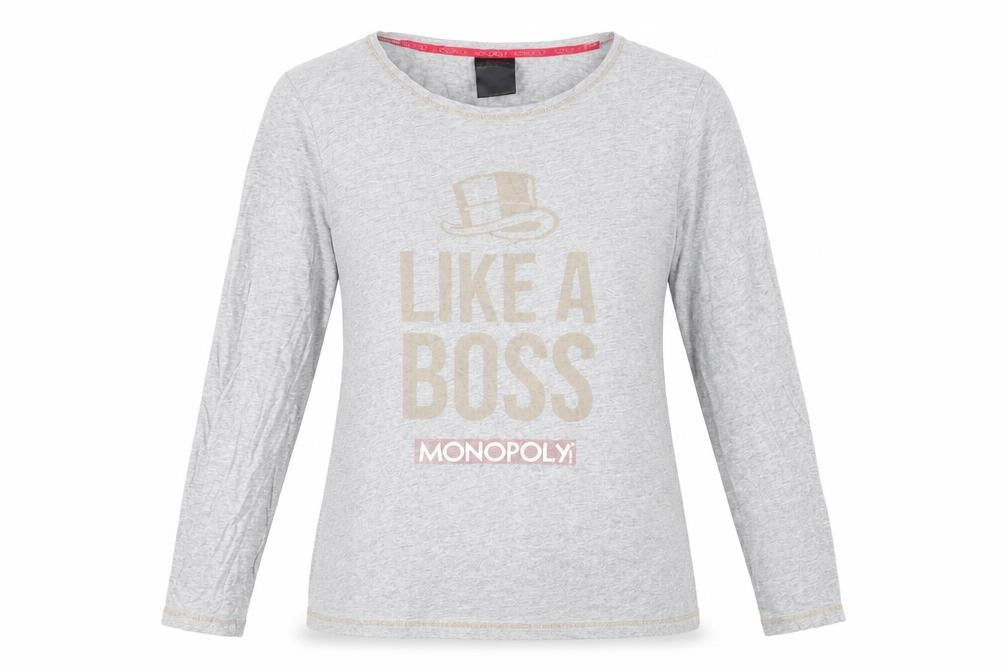 Monopoly Unisex Adults Grey T-Shirt Size 18
