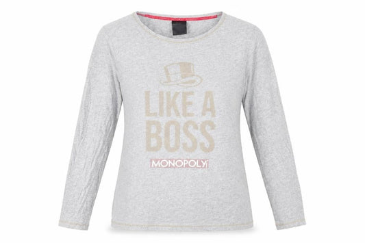 Monopoly Womens Grey T-Shirt Size 18