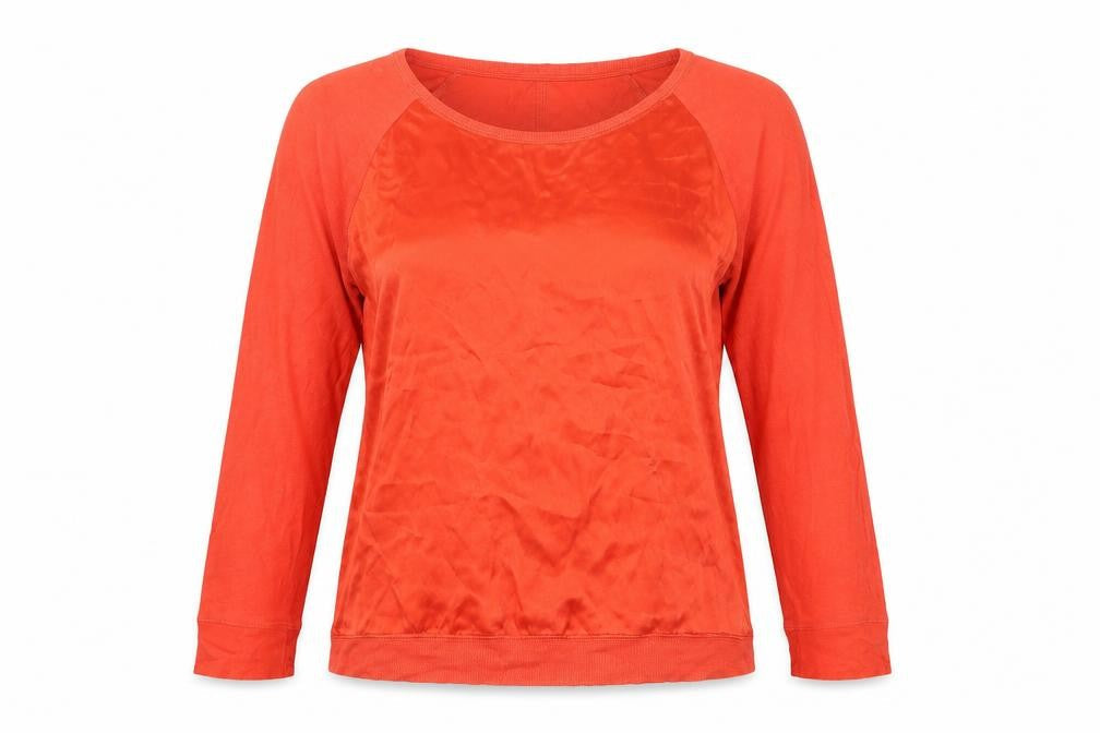 Jigsaw Women's Red Long Sleeve Top Size S