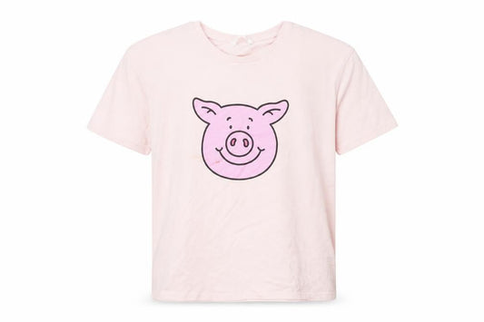 Front view of Marks & Spencer girls’ pink graphic t-shirt 13-14 years