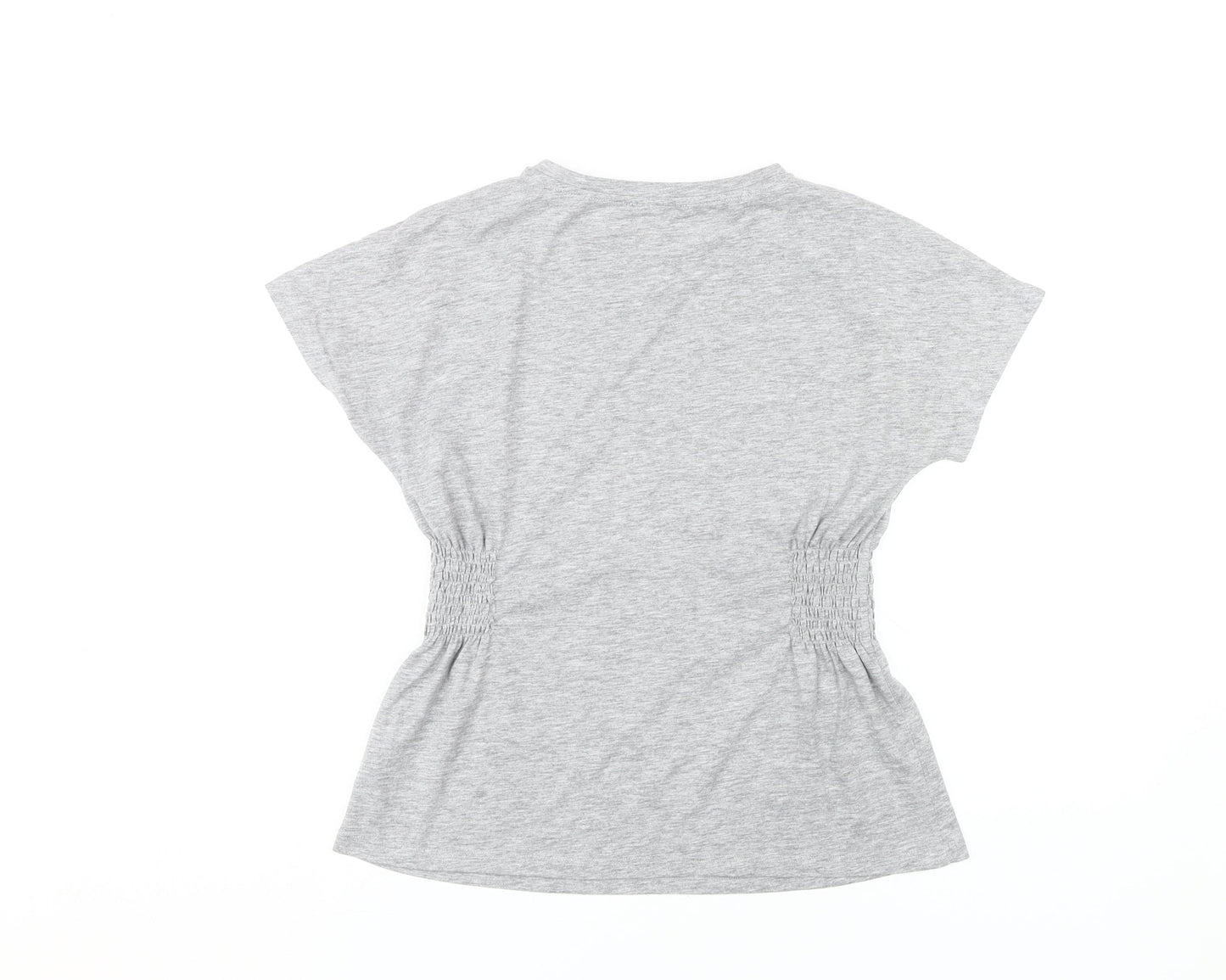 Marks and Spencer Women's Grey T-Shirt Size 8