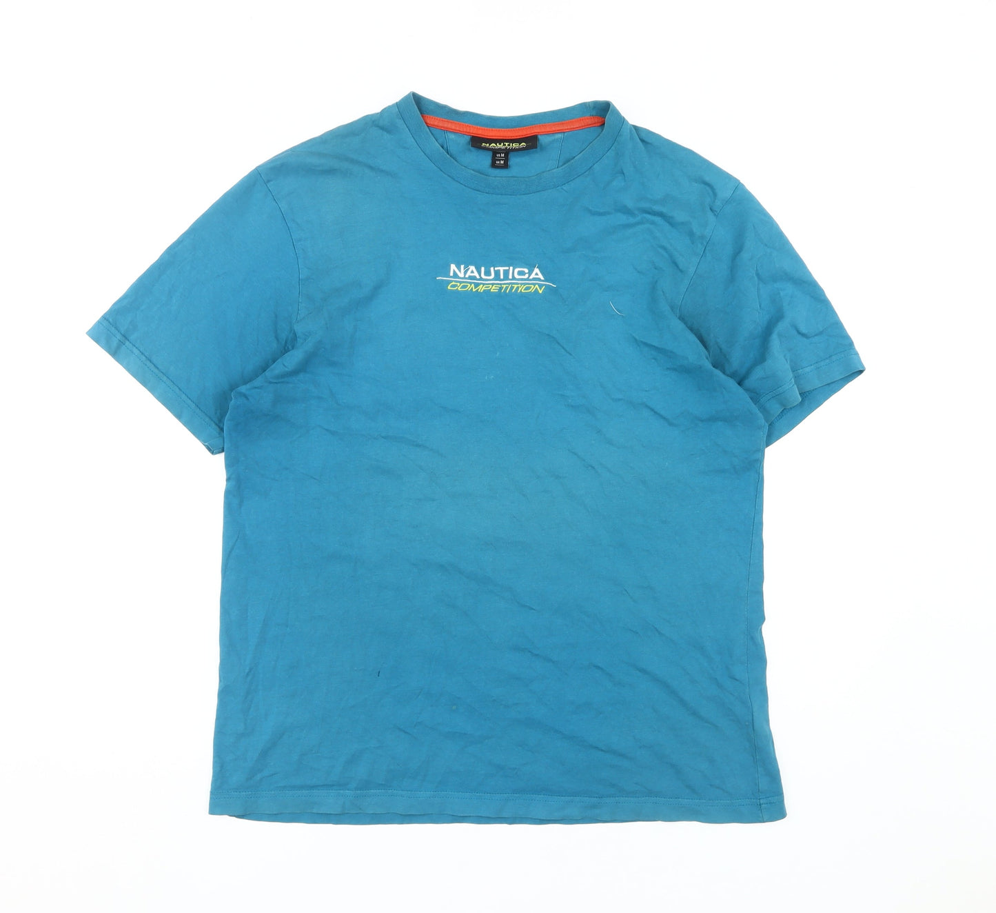 Nautica Men's Blue Graphic Print T-Shirt, Size M