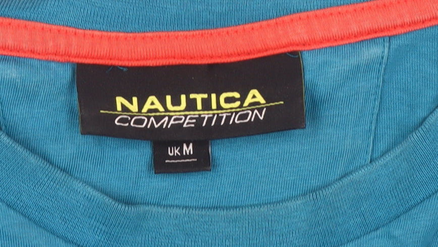 Nautica Men's Blue Graphic Print T-Shirt, Size M