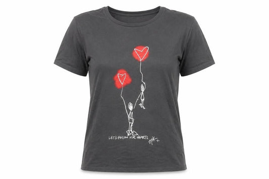 Comic Womens Relief T-Shirt, Black, S, 100% Cotton