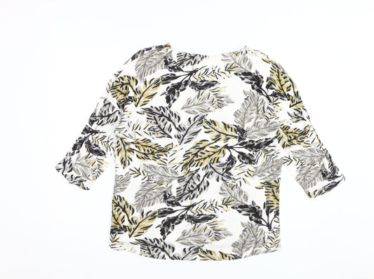 VIZ-A-VIZ Women's Multicoloured Floral Blouse Size 18