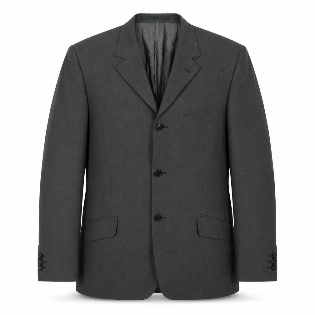 Remus Uomo Men’s Grey Blazer 40R Three-Button