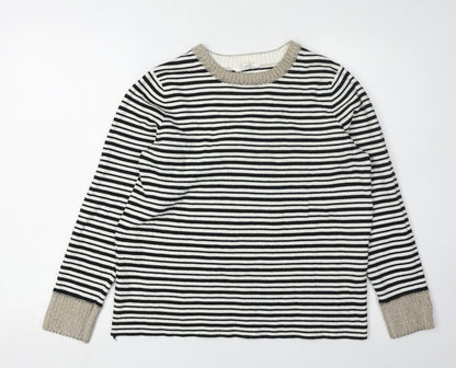 Additional front view of Nine by Savannah Miller Women's Stripe jumper, size 14