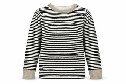 Front view of Nine by Savannah Miller Women's Stripe jumper, size 14