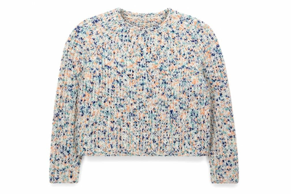 Topshop Women's Multicoloured Chunky Pullover Jumper Size 10