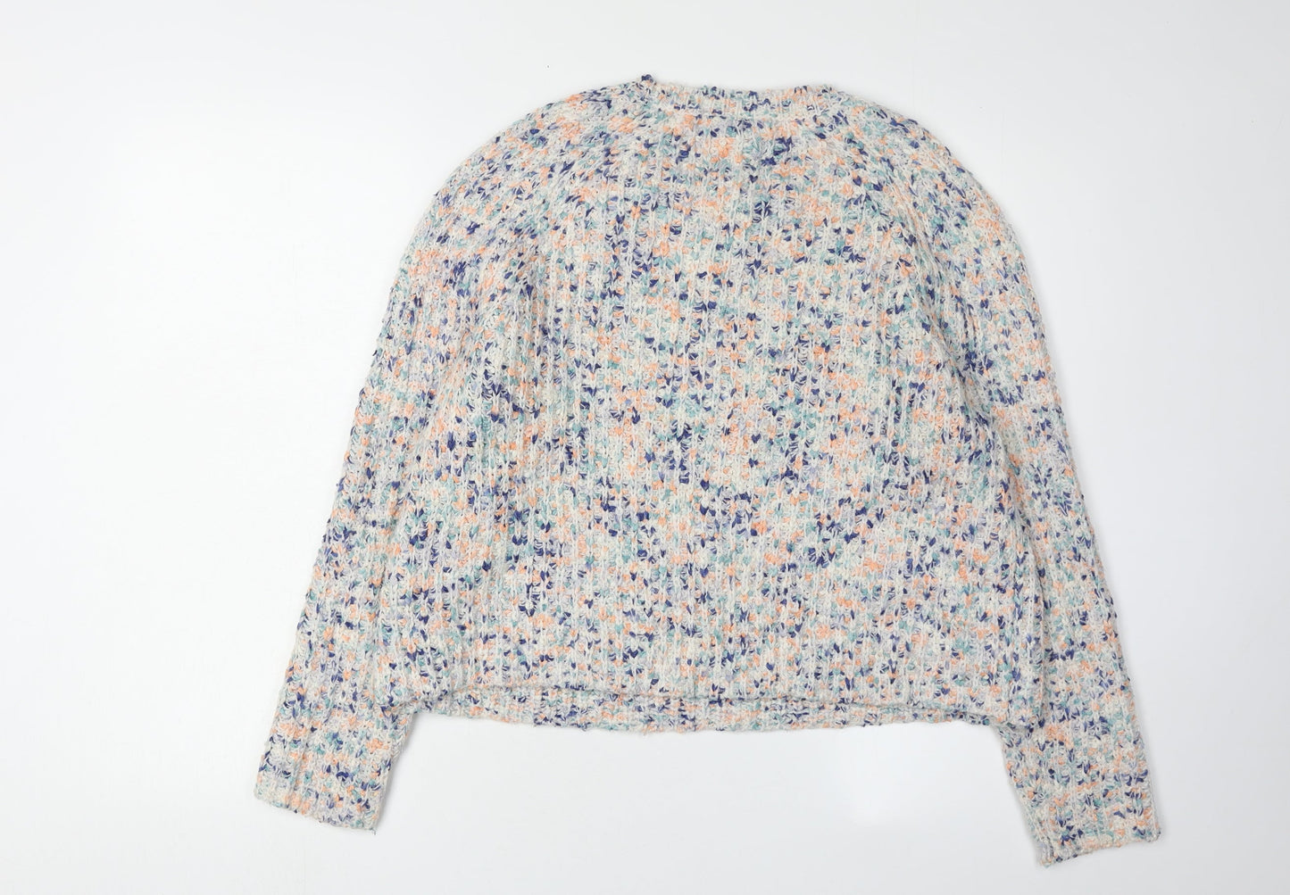 Topshop Women's Multicoloured Chunky Pullover Jumper Size 10