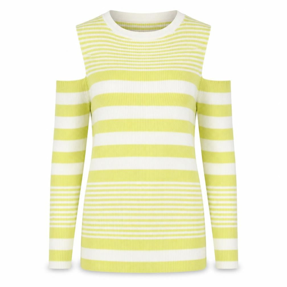 Next Women's Green Stripe Pullover Jumper Size 20