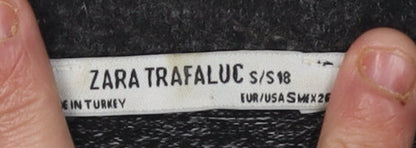 Zara Trafaluc Women’s Black Beaded Pullover Jumper S