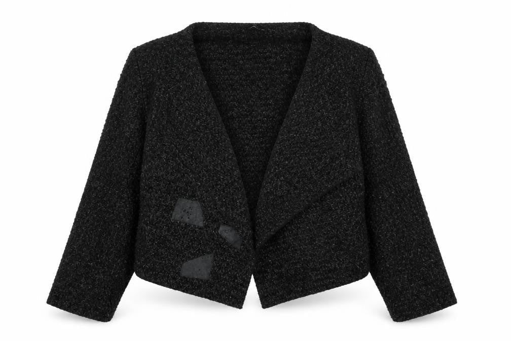 Kaosbai Women's Black XL Cardigan, Long Sleeve, Casual