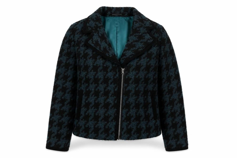 Marks & Spencer Women's Black Houndstooth Jacket