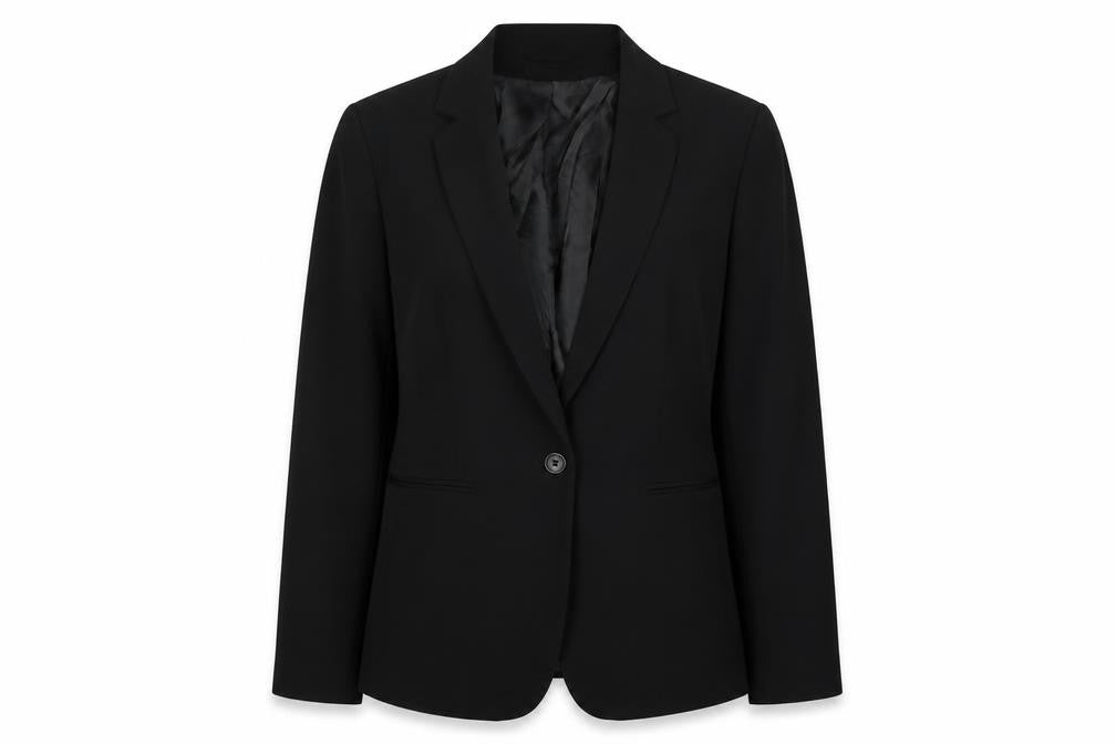 H&M Women’s Black Blazer, Size 10, Lined, Business