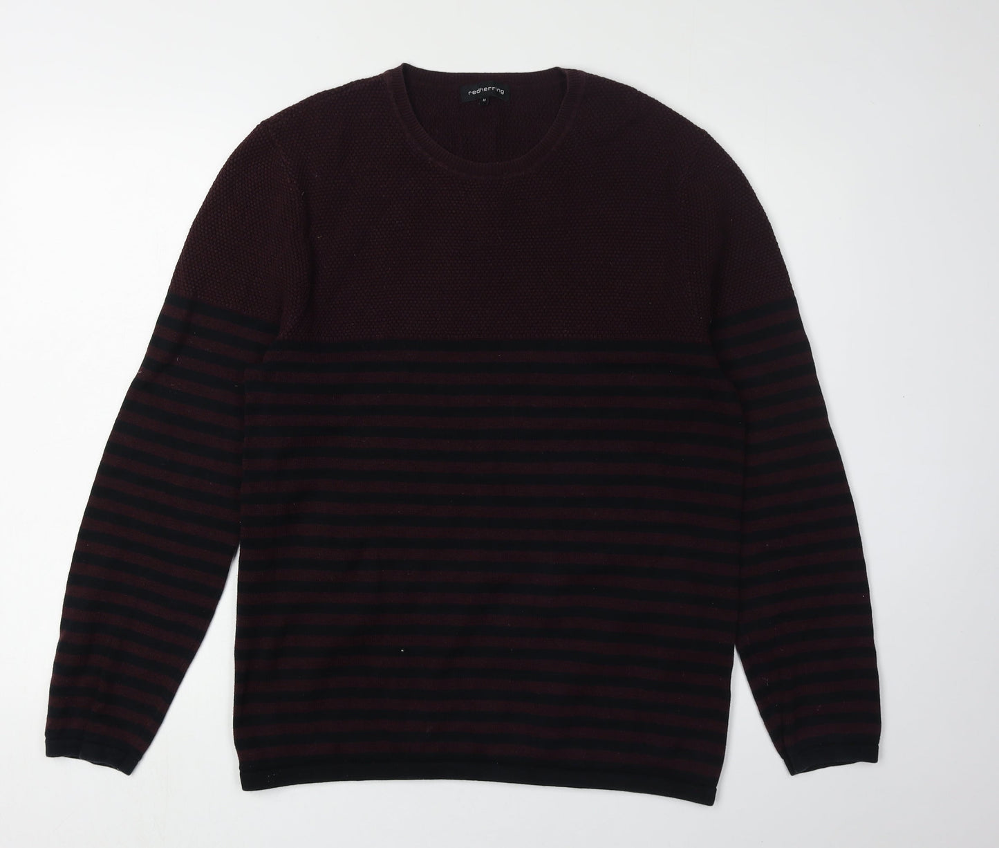 Red Herring Men's Multicoloured Striped Pullover M