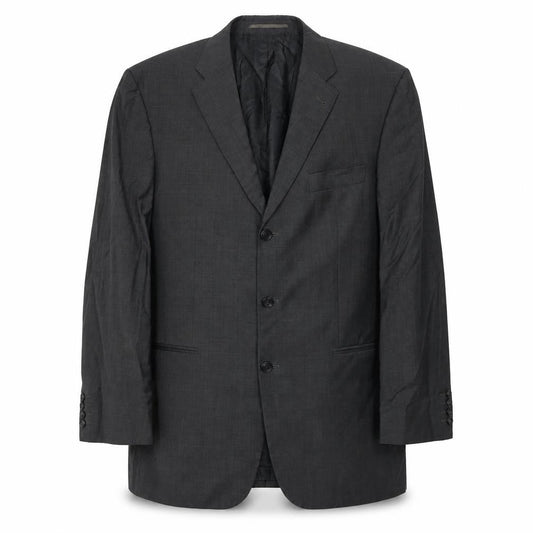 Cerruti Men’s Grey Wool Blazer, Size 44, Formal Wear