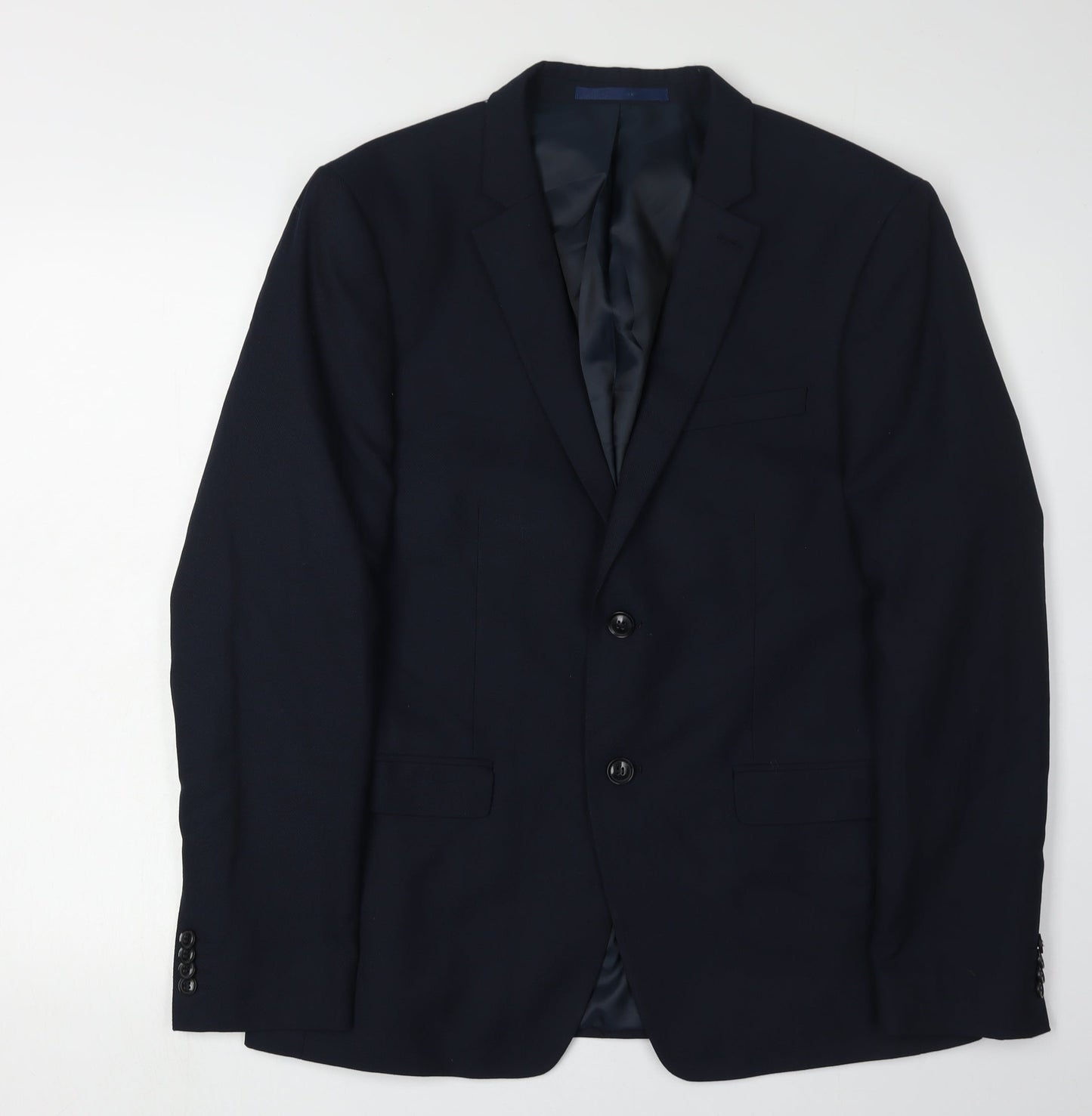 Topman Men's Blue Regular Fit Blazer 42R