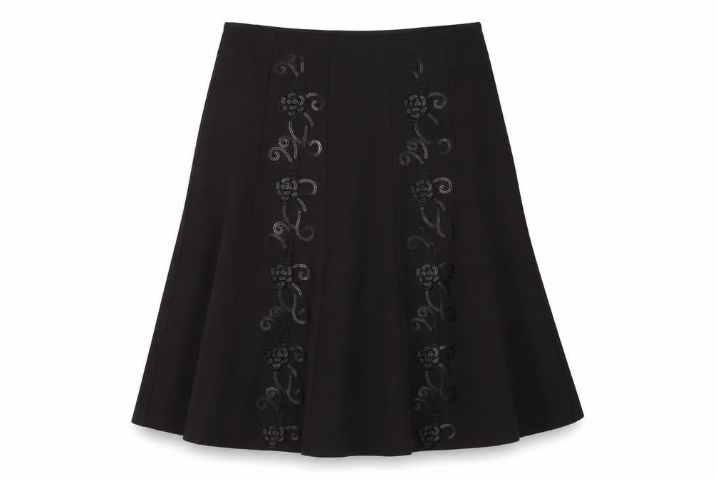 Stephen Women's Black A-Line Skirt Size 14