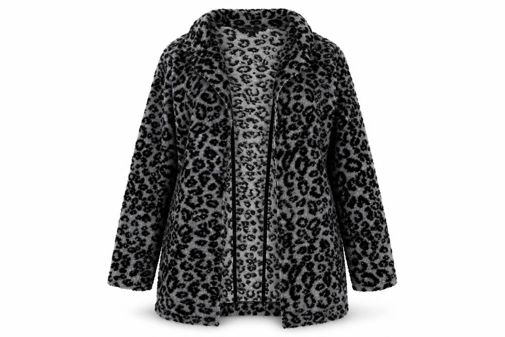 Next Women's Grey Animal Print Long Sleeve Jumper