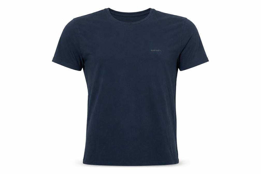Diesel Men's XL Blue Crew Neck T-Shirt Short Sleeve Cotton