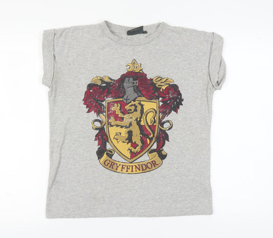 Harry Potter Grey Women’s T-Shirt Size 10, Gryffindor