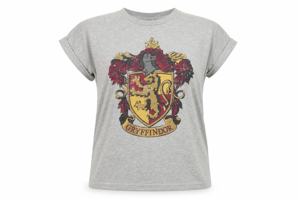Harry Potter Grey Women’s T-Shirt Size 10, Gryffindor