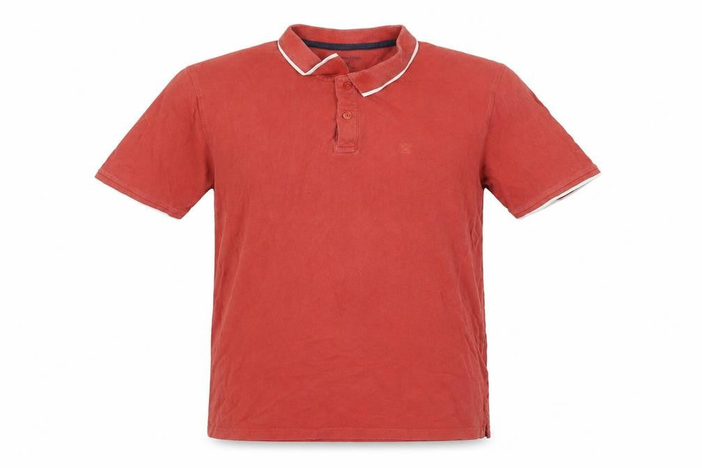 James Pringle Men's Red Polo Shirt - Large