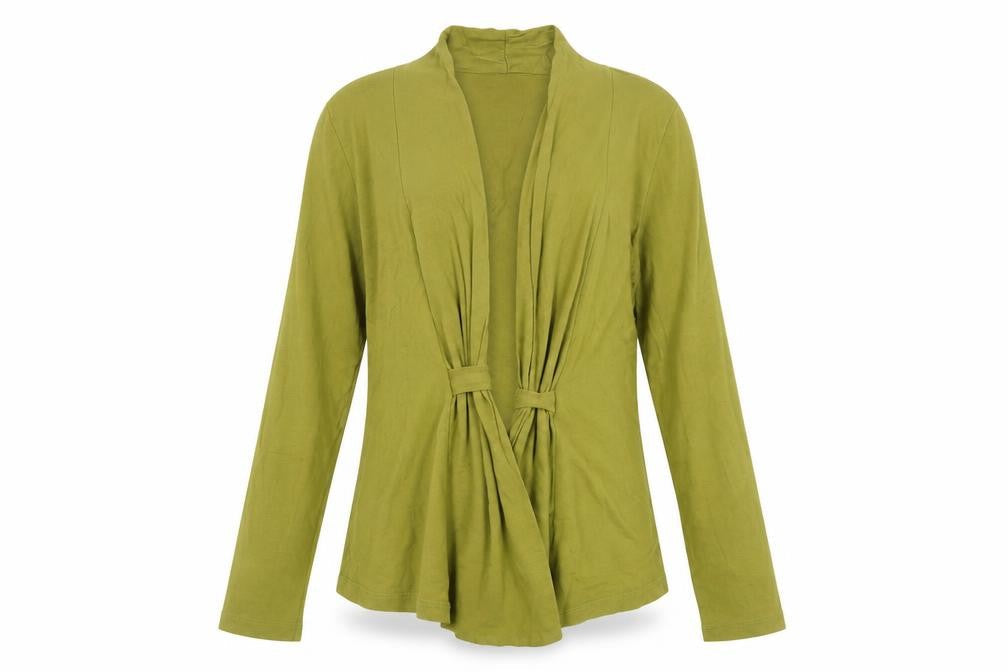 Minuet Women's Green Petite Blouse, Size S