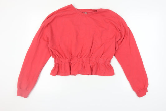 ASOS Women’s Red Pullover Sweatshirt, Size 14, Casual
