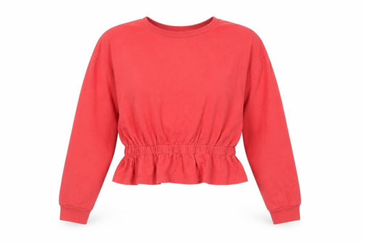 ASOS Women’s Red Pullover Sweatshirt, Size 14, Casual