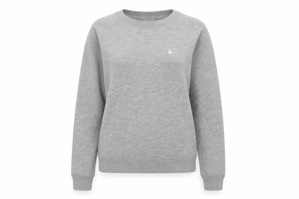 Jack Wills Women's Grey Pullover Sweatshirt - Size 10