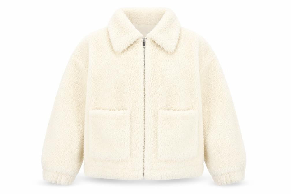 New Look Women's White Puffer Jacket Size 10