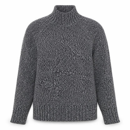 Next Women's Grey Mock Neck Pullover Jumper M