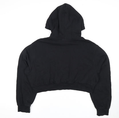 H&M Women's Black Pullover Hoodie, Size 12