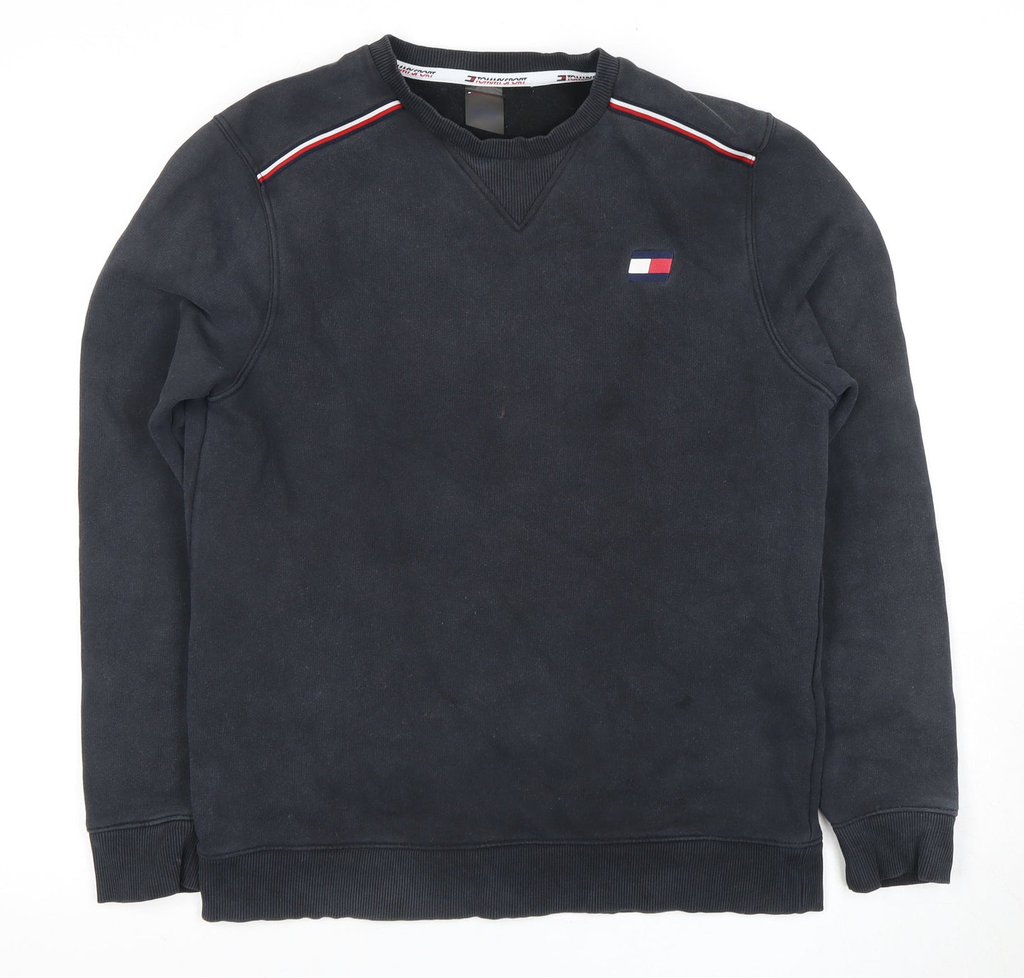 Tommy Sport Men's Black M Pullover Sweatshirt