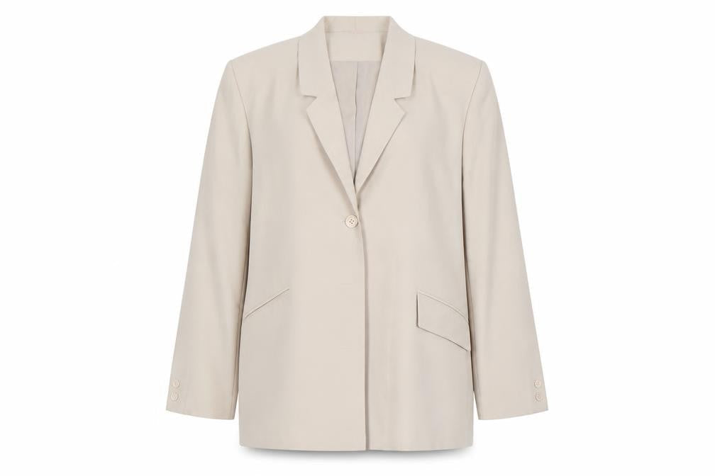 Amalina Women's Beige Suit Jacket Size 14, Regular