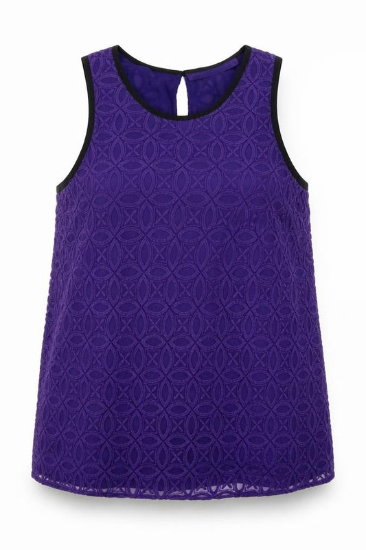 Next Women's Purple Lace Camisole Tank, Size 18