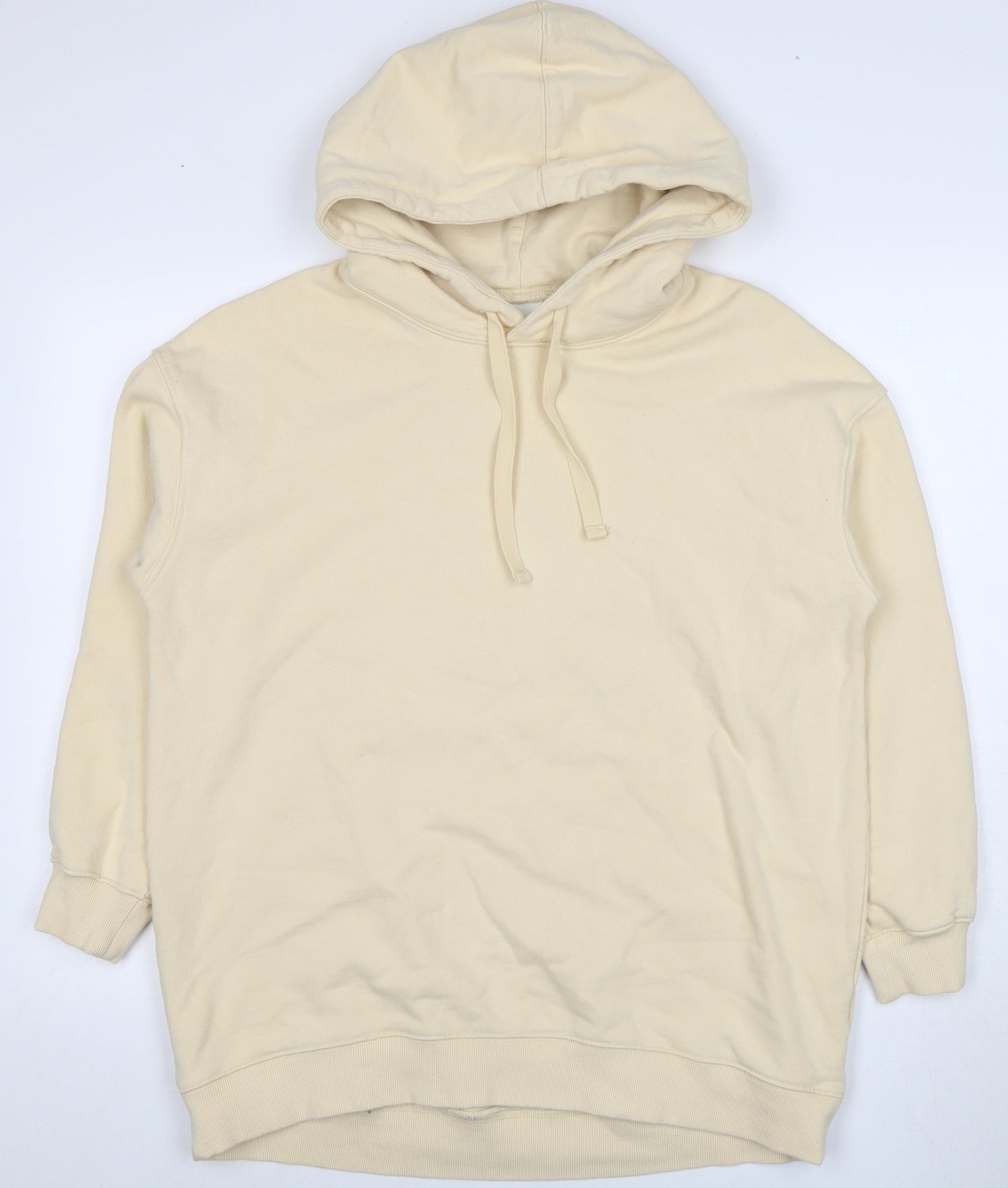 H&M Women Beige Pullover Hoodie Size S